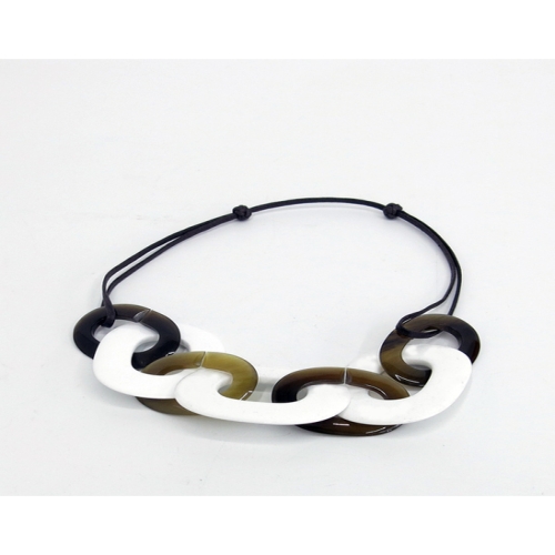 에르메스  고이비토 카람바 호른 목걸이 미사용 K3718H