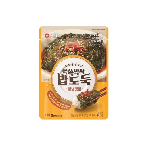 샘표식품  쓱쓱싹싹 밥도둑 양념깻잎 120g