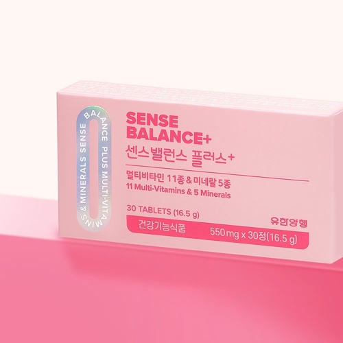 유한양행 센스밸런스 플러스 550mg 30정