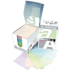 더블에이  미니박스 메모지 파스텔컬러 40매