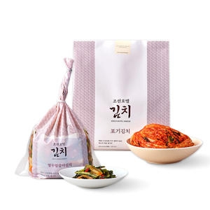 조선호텔 포기김치 5kg + 열무 얼갈이 김치 2kg