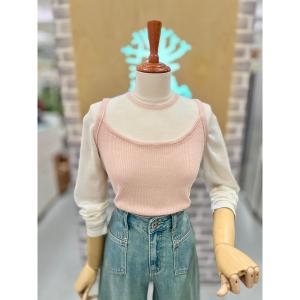 레코브 골지 뷔스티에 셋업니트 LG31E3KN508S