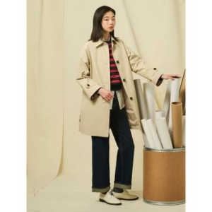 빈폴레이디스 여성 A라인 미디엄 맥 코트 BF523TC04A