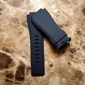 최극상 벨크로 벨앤로스 러버시계밴드 PVD 블랙 24MM