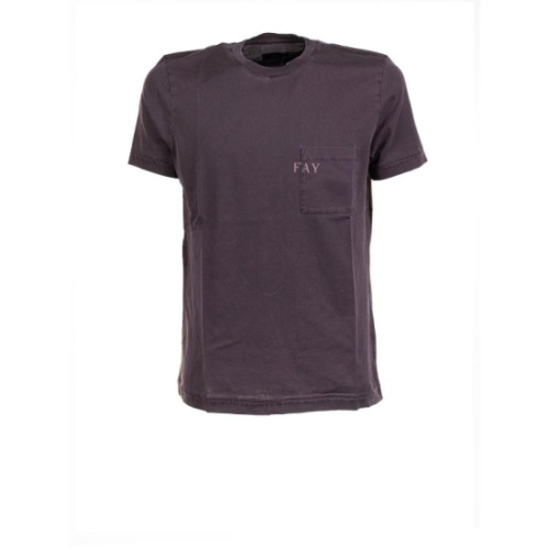 페이 반팔 티셔츠 NPMB350132 TUY1S602 MARRONE SCURO