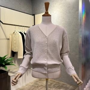 Ab.f.z 크롭 V넥 단추 가디건 AOZ5ZY31G