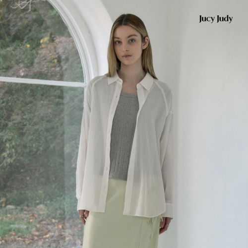 쥬시쥬디 여성용 래글런 면 오버핏 셔츠 JZWS020A 085 BLACK