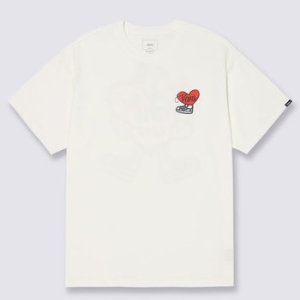 반스 XOXO GFX 반소매 티셔츠 화이트 남여공용 VN000NF5FS81