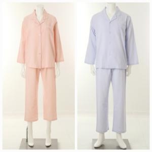 비너스 남성 깔끔한 시어서커 솔리드 잠옷_VPA4521M