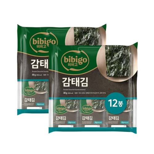 CJ제일제당 비비고 감태김 4g