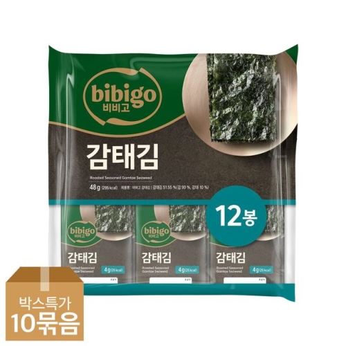 CJ제일제당 비비고 감태김 4g