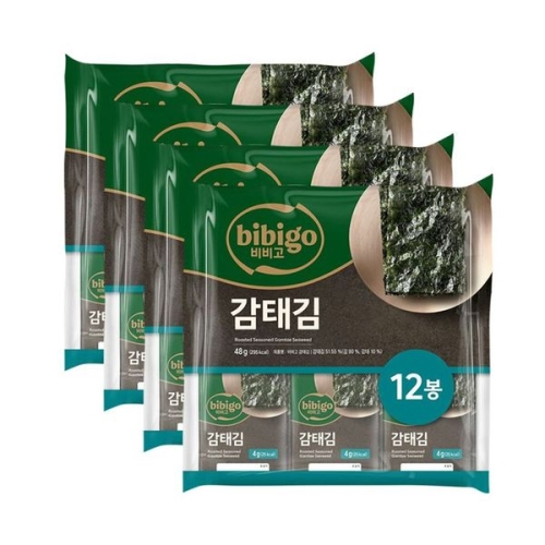 CJ제일제당 비비고 감태김 4g