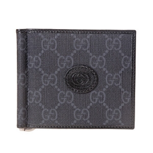 구찌 인터로킹 G 머니클립 블랙 700686-92TCF-1000