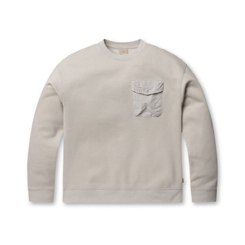 폴햄 공용 알래스카 기모 우븐 포켓 맨투맨 티셔츠 PHD4TR3710