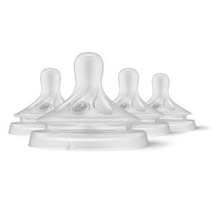 필립스  AVENT Natural Response 아기 젖병 젖꼭지 플로우 5 6M+ 4팩 SCY965/04