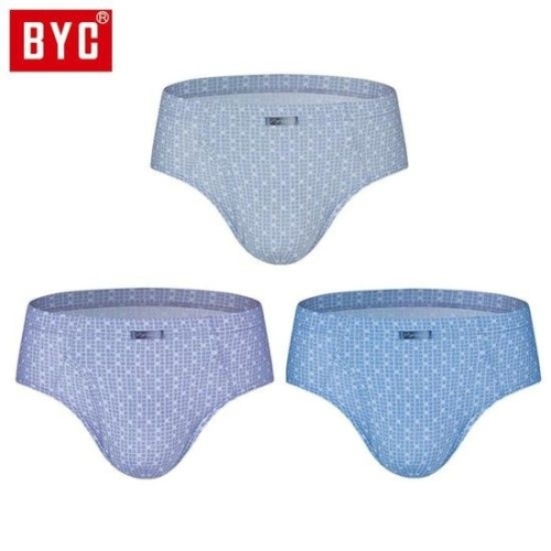 BYC BZI3KJ33_51HC 남성 3매입 맥시 삼각팬티 DOLF1075