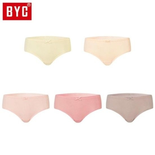 BYC BZI3L0I2_51IA 여성 60수 단색 미디 5매입 DOLS1514