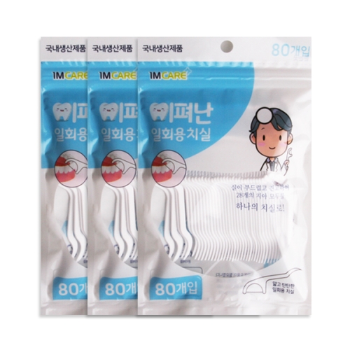 아임케어  이펴난 치실 80개입