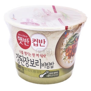 CJ제일제당  햇반 컵반 강된장 보리 비빔밥 280g