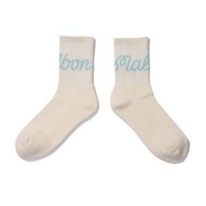 말본골프 말본 로고 자카드 크루 삭스 SKY BLUE M5143PSC02SBL