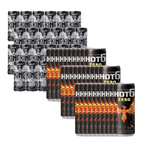 롯데칠성음료 핫식스 더킹 제로 355ml 24개 + 핫식스 제로 250ml 30개