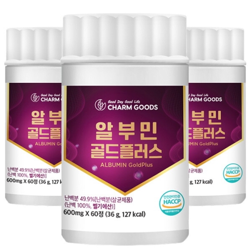 참굿즈 알부민 골드플러스 60정