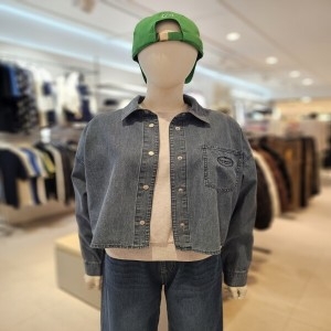 클라이드.n FPASH656F 여성 긴팔 데님셔츠 라이트블루