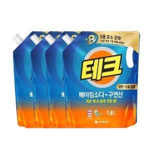 테크 베이킹소다+구연산 겸용 리필 1.8L