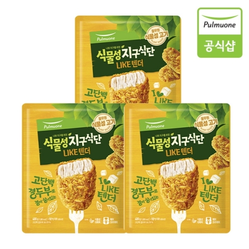 풀무원  식물성 지구식단 두부텐더 400g