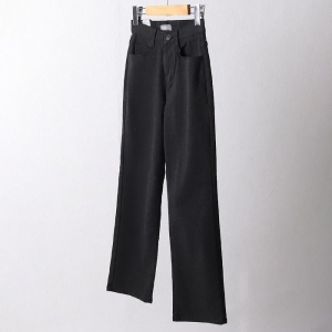 강물처럼 빅사이즈사랑해요 F769L310 양기모밴딩일자팬츠 LO 11366534