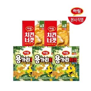 하림  용가리치킨 300g x 3개+치킨너겟 300g x 2개