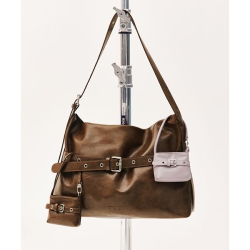 VVV SET 버클 호보 숄더 크로스백 _ 브라운 BG010BWF 446015