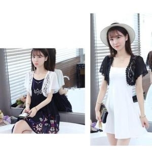 쉬폰 볼레로 데일리 가디건 원피스 클래식 짧은 숄 여 WFGV9RR