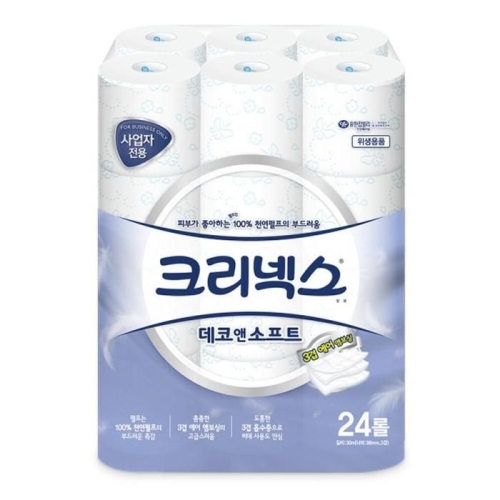 크리넥스 데코 앤 소프트 사업자용 30m (24롤)
