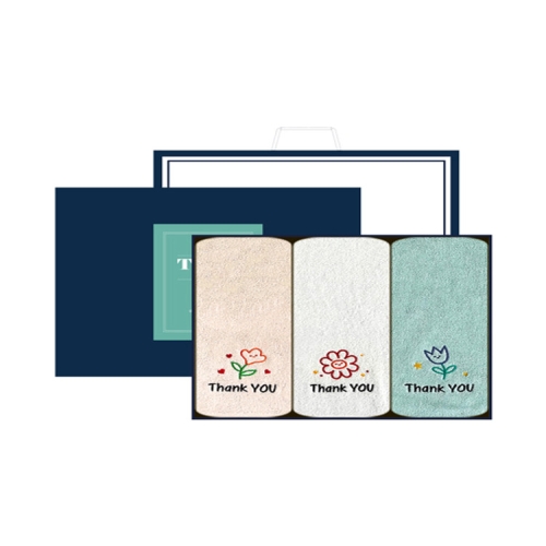 송월타월  땡큐 플라워 30수 130g 선물세트