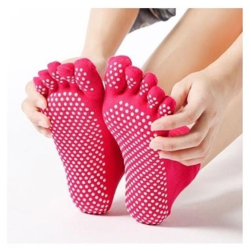 셀러허브  패션 JH4R038Q_51DZ 막힘 필라테스 양말 퍼플