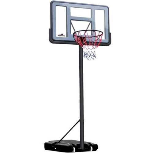 프리미엄  썬더베이 휴대용 농구 후프 골 시스템 높이 조절 가능 4.8-10ft 44in 어린이성인용 백보드 실내