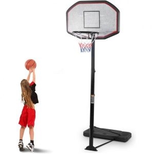 자이언트  프리미엄 ex 휴대용 농구 후프 스탠드 조절 가능한 높이 6.5-10ft 43인치 백보드 목표 시스템 어린이