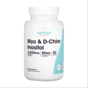 뉴트리코스트 여성용 미오 및 d-카이로 이노시톨 120캡슐