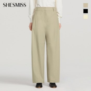 쉬즈미스 여성 코튼 린넨 테이퍼드 팬츠 SWWSLP11060