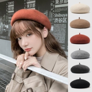라일리 Rly 개성있는 빵모자 화가모자 울 혼방 모던 꼭지 베레모 11557510
