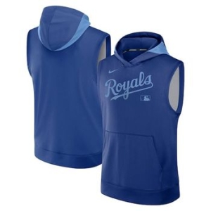 나이키  1129797 MLB 캔자스시티 로열스 Authentic Collection Sleeveless Hoodie Royal