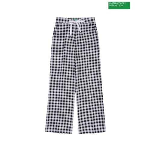 베네통 Pattern string pants 3S_4O5XDF02S