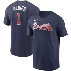 나이키 1130345 MLB Ozzie Albies 애틀랜타 브레이브스 Navy