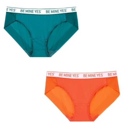 YES 속옷 심플 포인트컬러 로고아웃밴드 햄팬티 2칼라 YDWPZ671PZ672