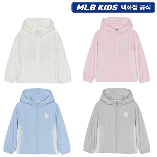MLB키즈 스포티브 스트레치 홑겹 바람막이 (7AWJB0653)