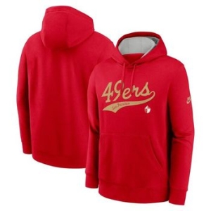 나이키 1131743 NFL팀 후드 맨투맨 집업 San Francisco 49ers Rewind Club Logo Pul