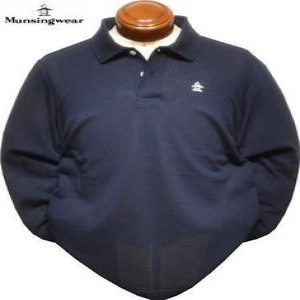 먼싱웨어  골프 긴팔 티셔츠 폴로 카라티 MGMWJB01-블랙 L