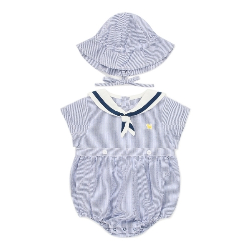 블루독베이비 마린 크루넥 바디수트세트 (45313-604-10)