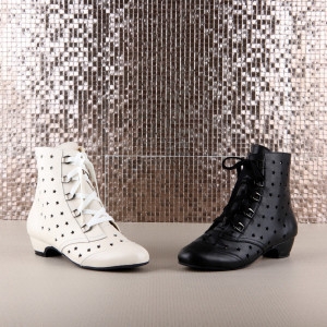 슈띠끄 고급 수제 여성 댄스화 WD1502 부츠댄스화 라인 댄스 부츠 앵클 스포츠 사교 라틴 줌바 가죽 맞춤 빅사이즈